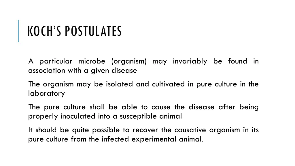 koch s postulates