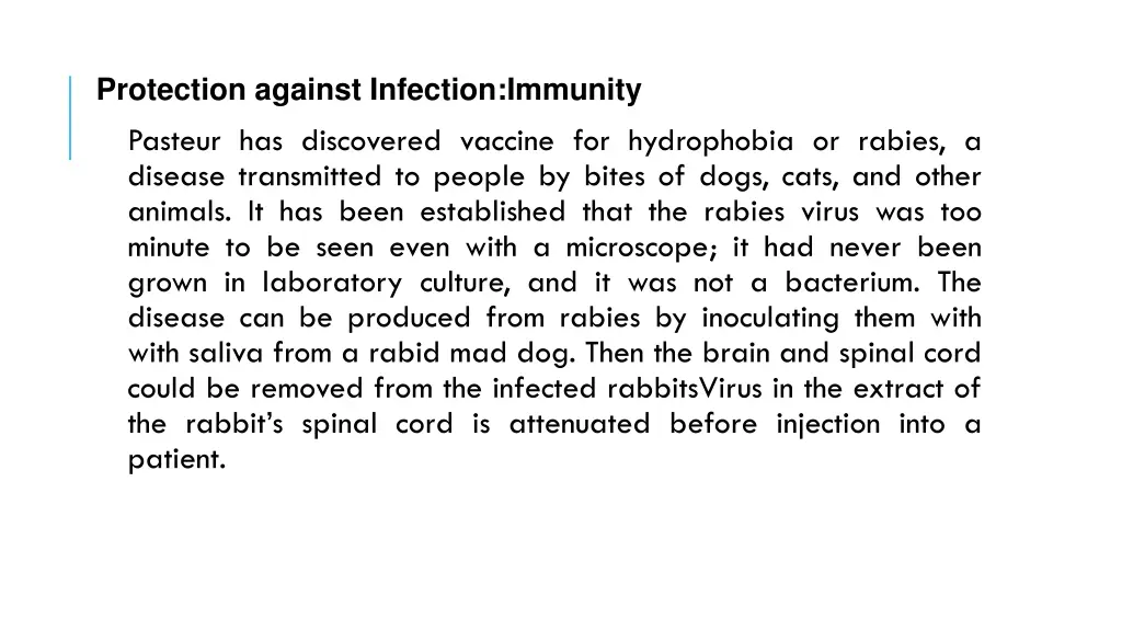 protection against infection immunity pasteur 2
