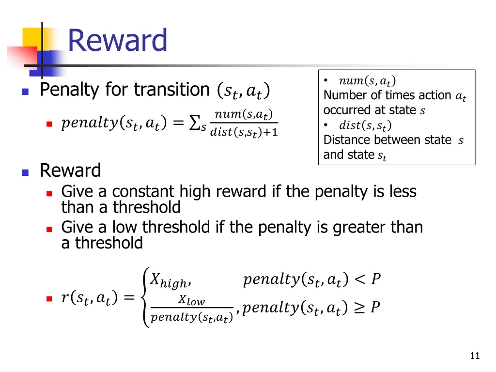 reward