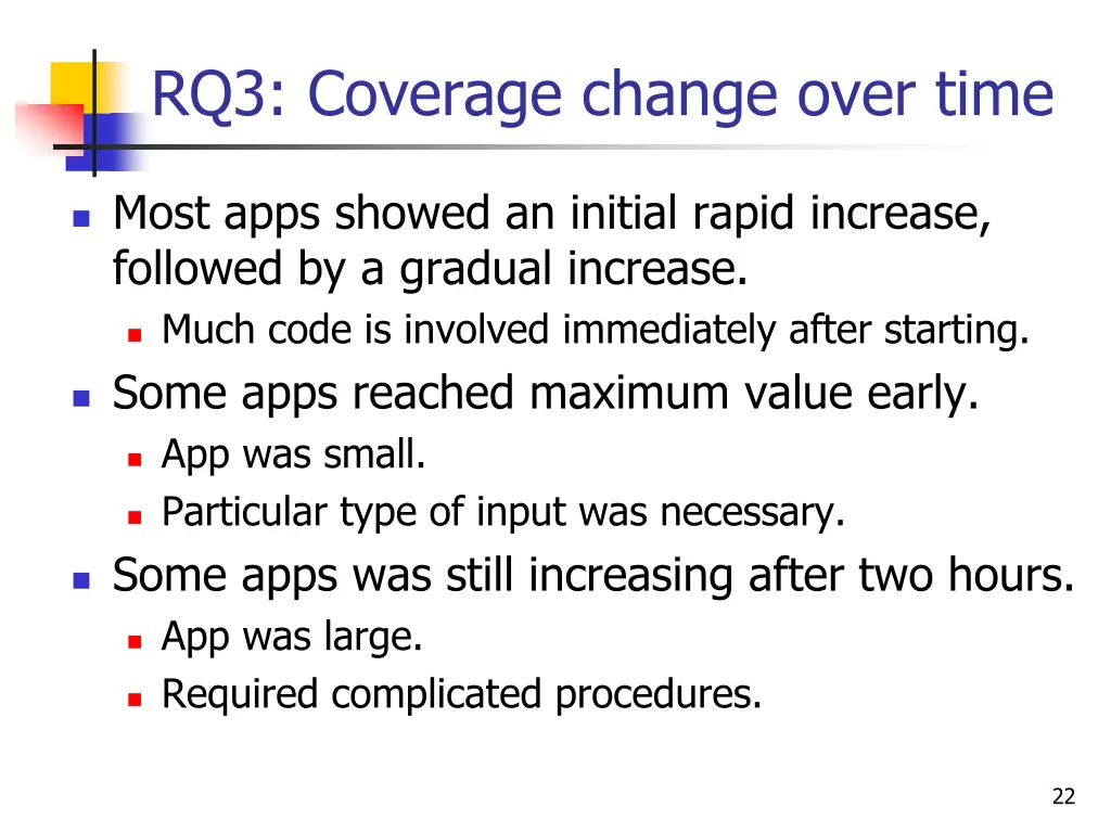 rq3 coverage change over time