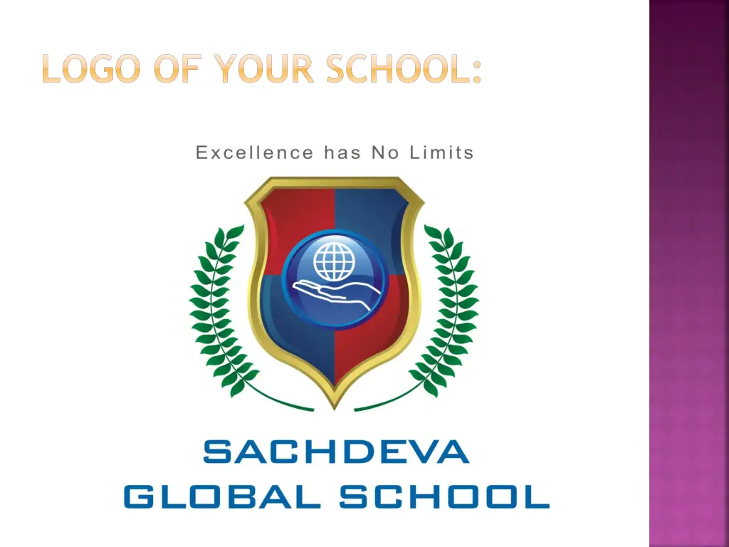 logo of your school