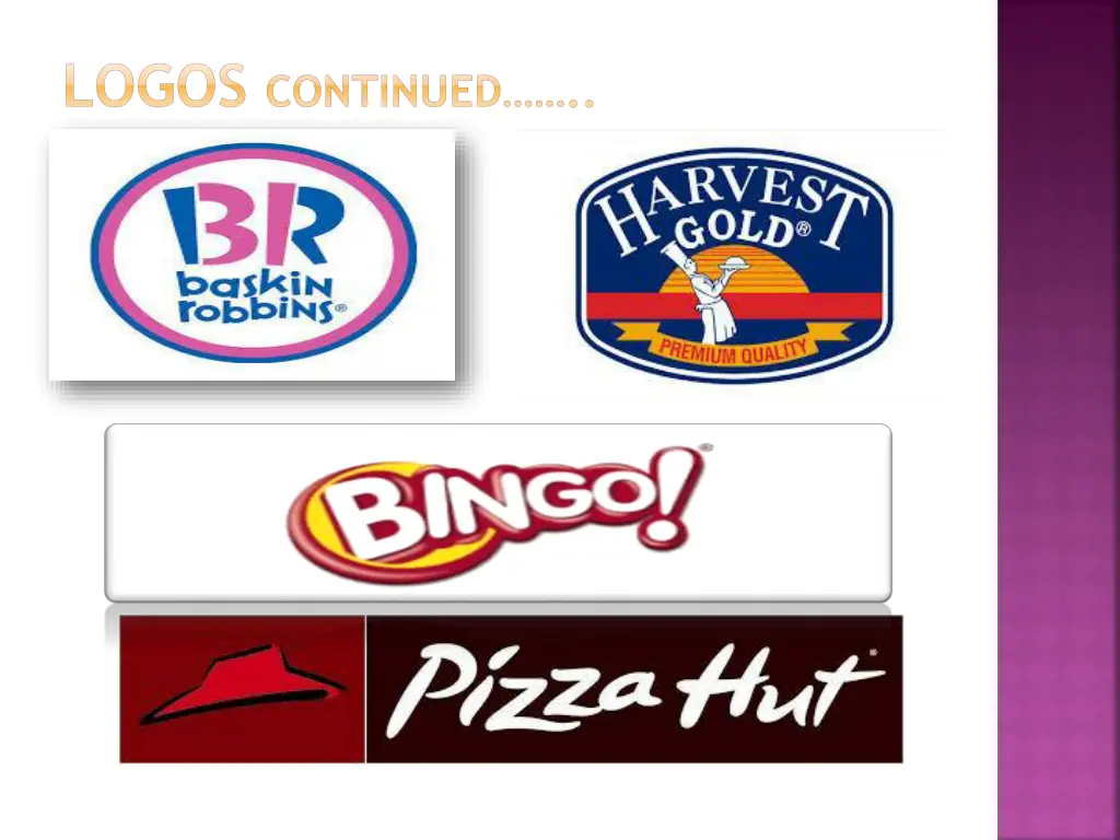 logos continued