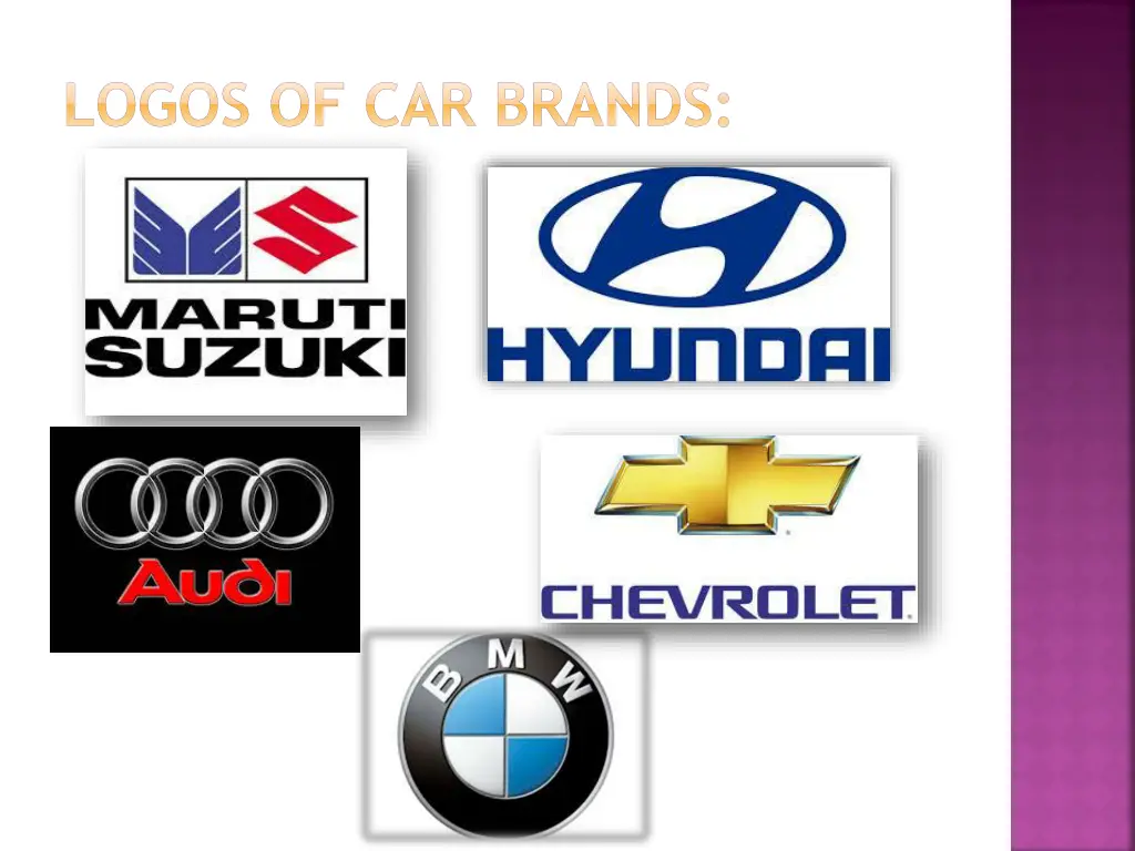logos of car brands