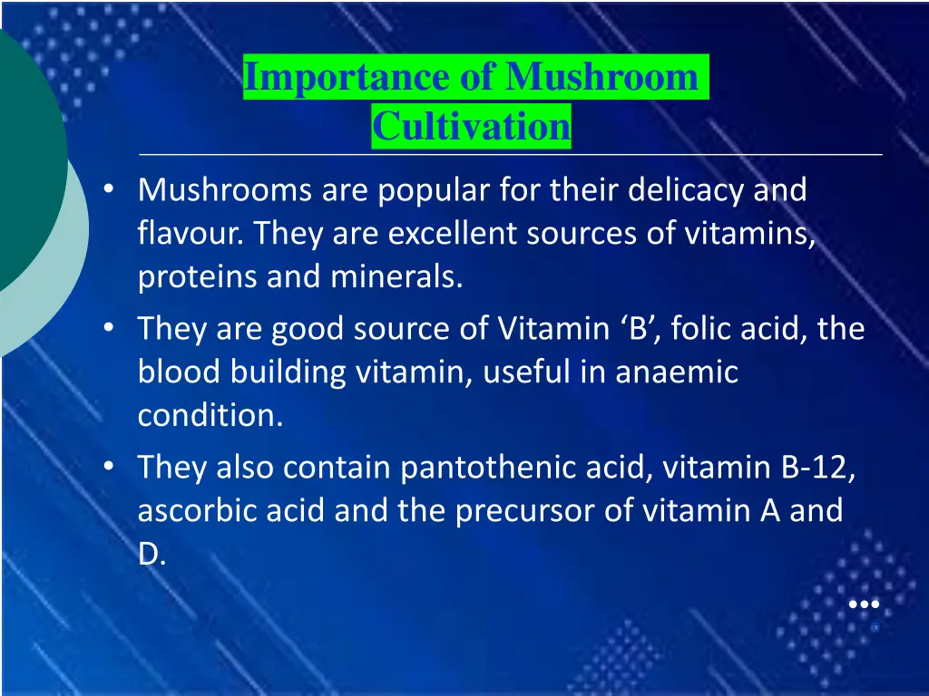 importance of mushroom cultivation