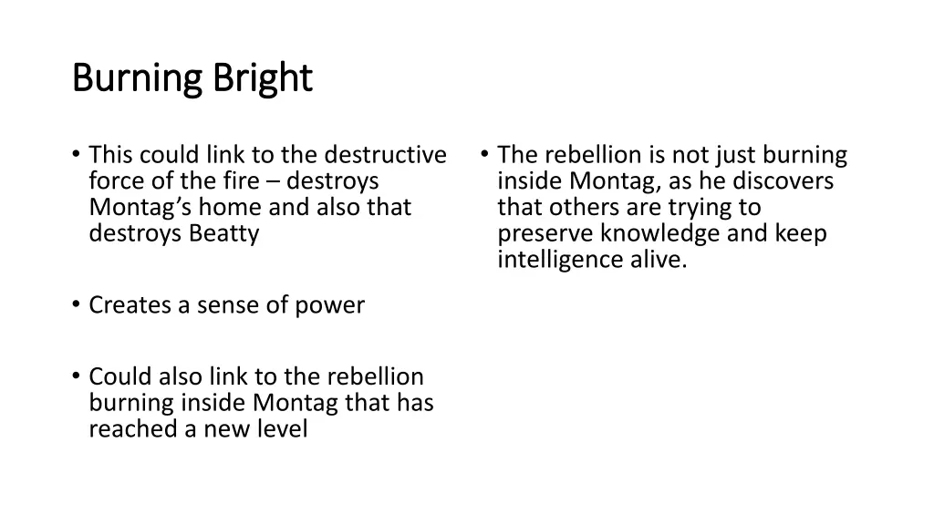 burning bright burning bright