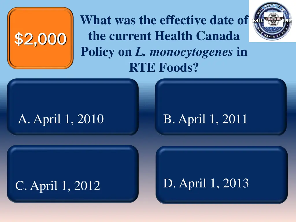 what was the effective date of the current health