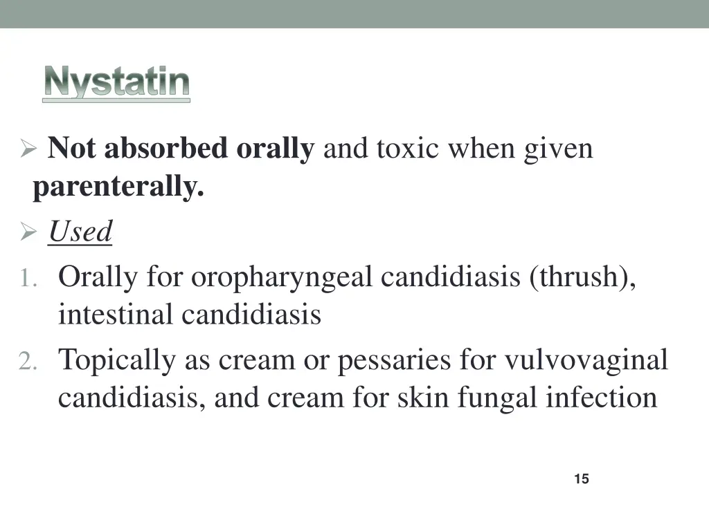 nystatin