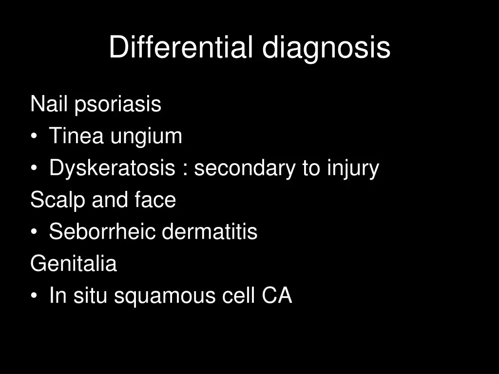 differential diagnosis 2