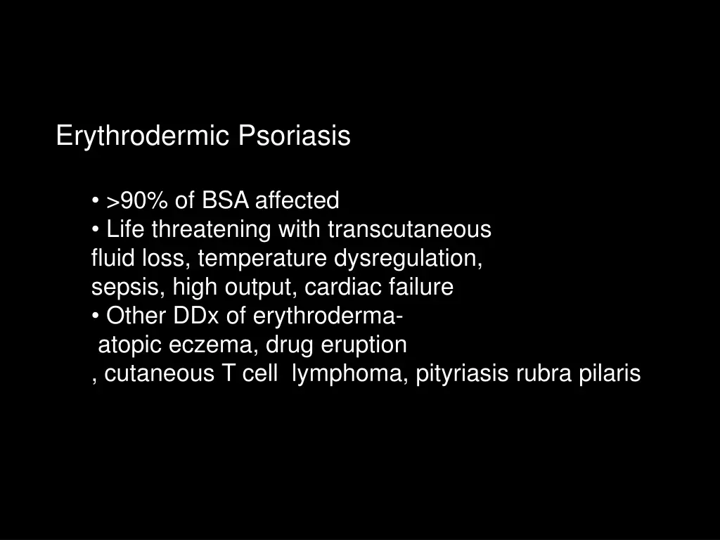 erythrodermic psoriasis