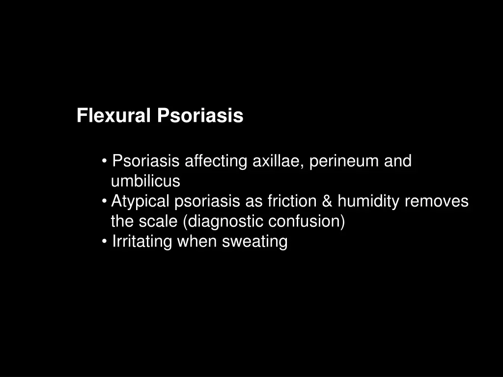 flexural psoriasis