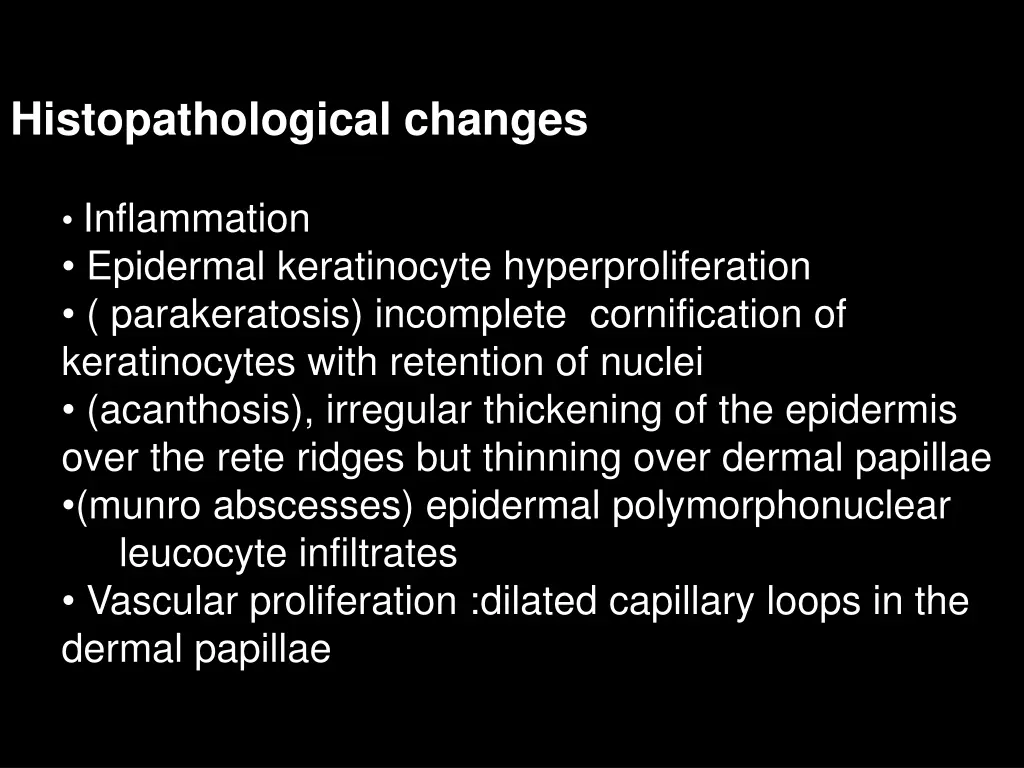 histopathological changes