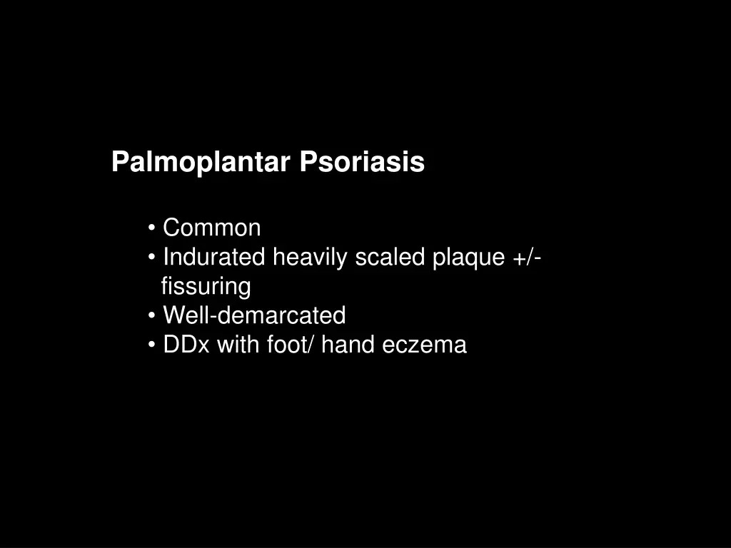 palmoplantar psoriasis