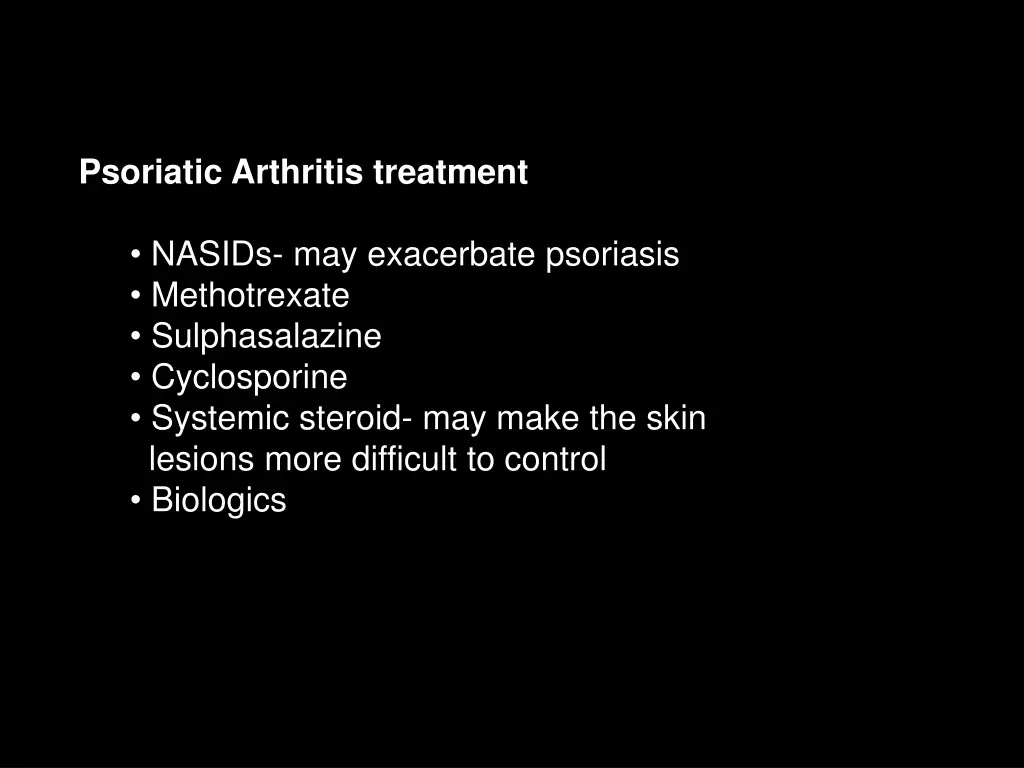 psoriatic arthritis treatment