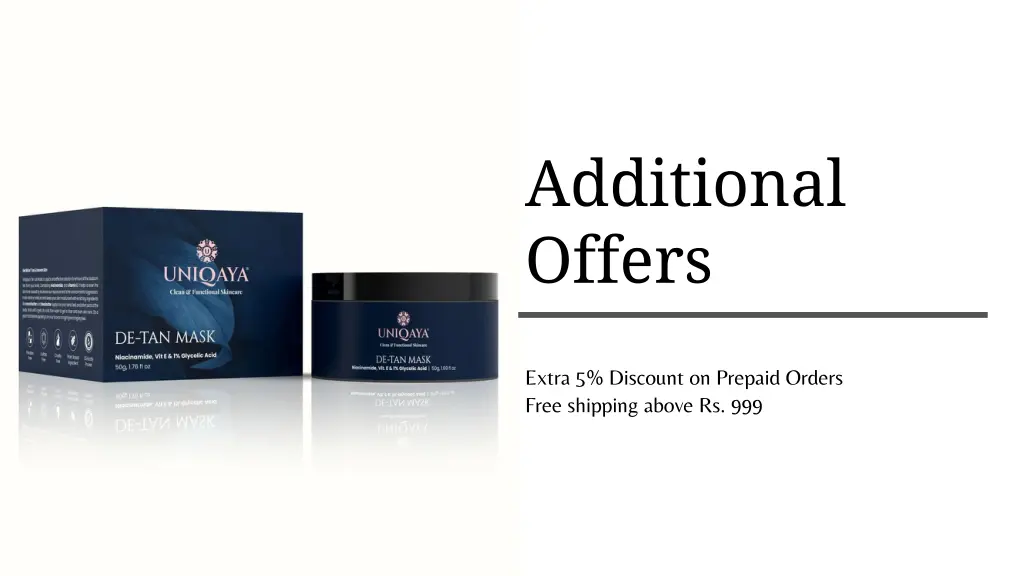 additional offers