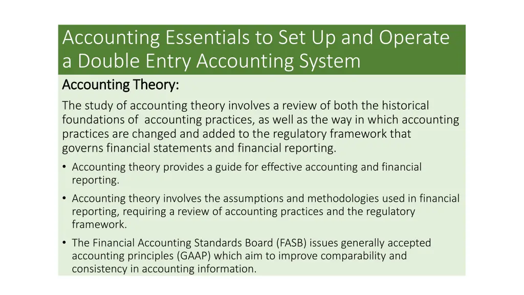 accounting essentials to set up and operate 1