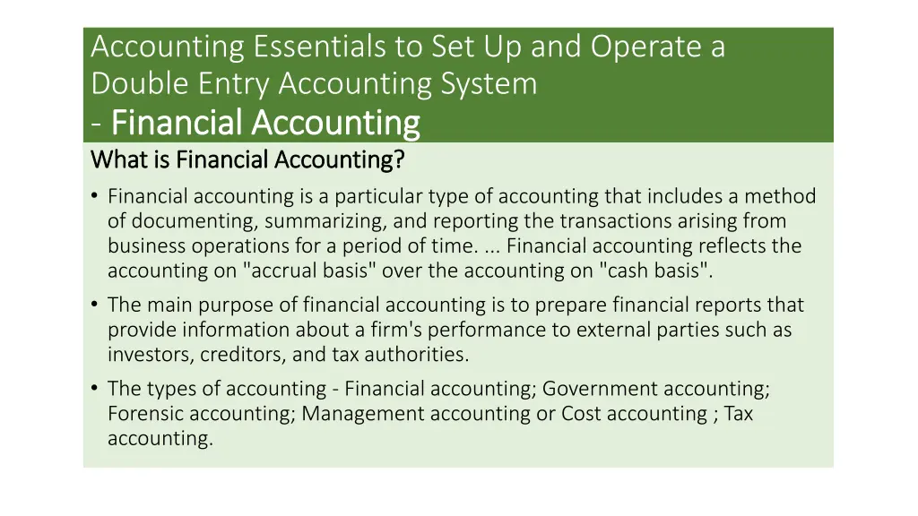 accounting essentials to set up and operate 8