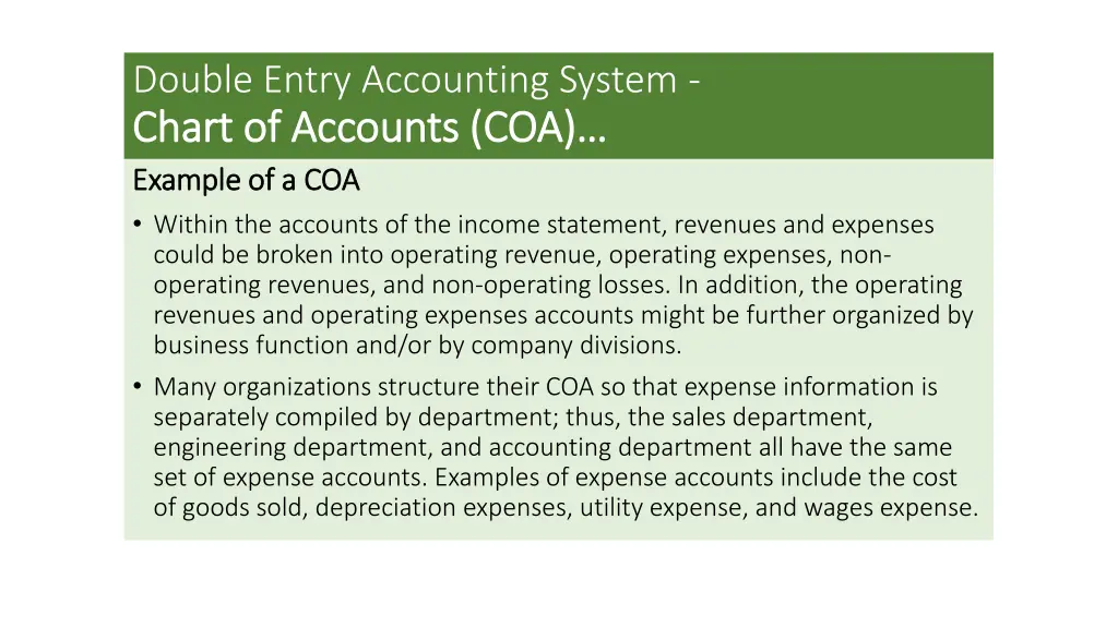 double entry accounting system chart of accounts 4