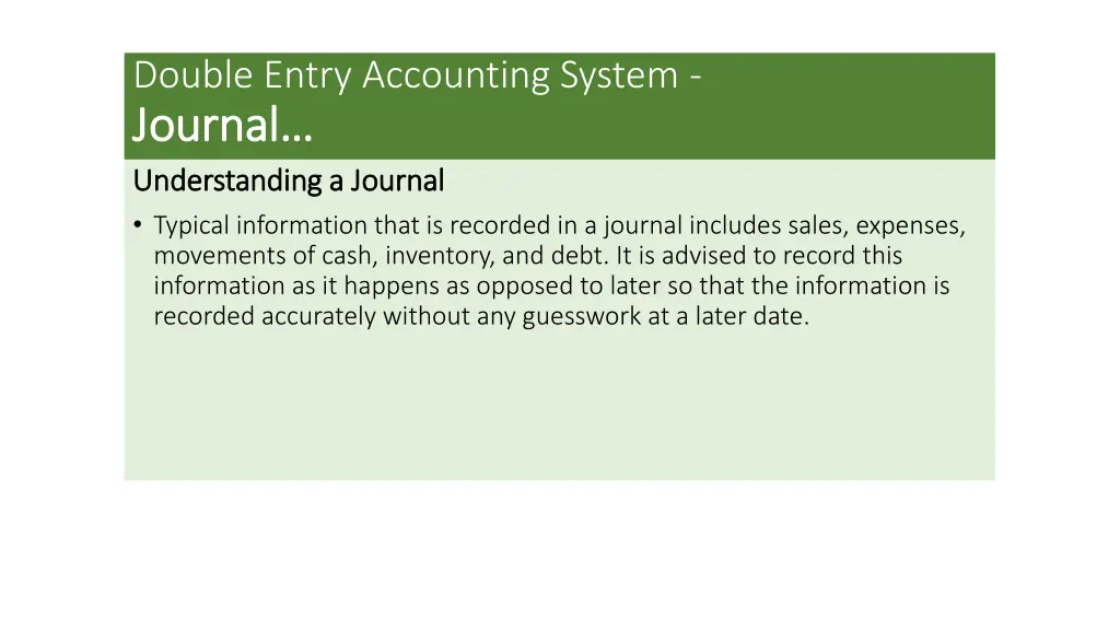 double entry accounting system journal journal 3