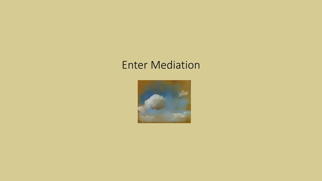 enter mediation