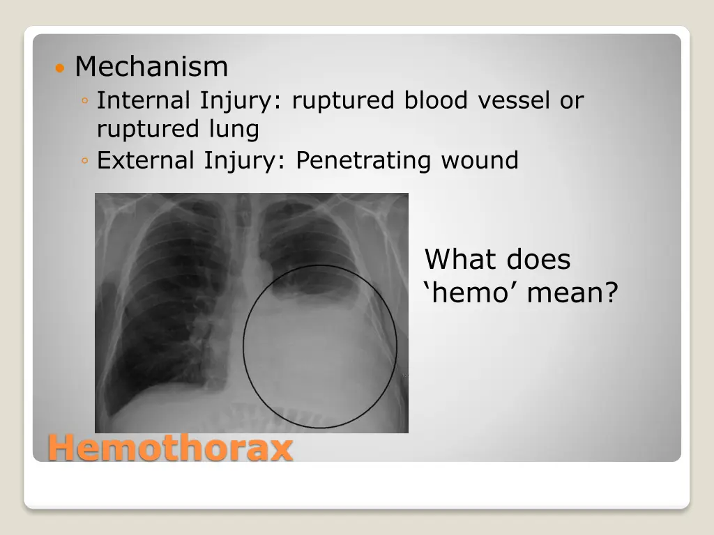 mechanism internal injury ruptured blood vessel
