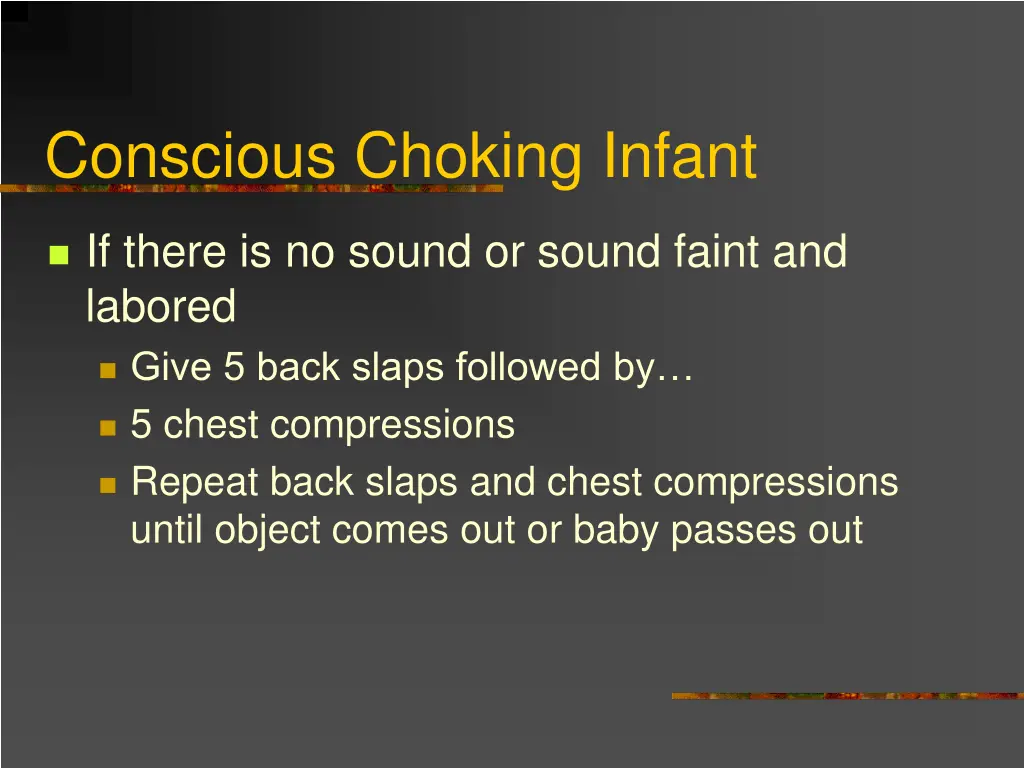 conscious choking infant 1