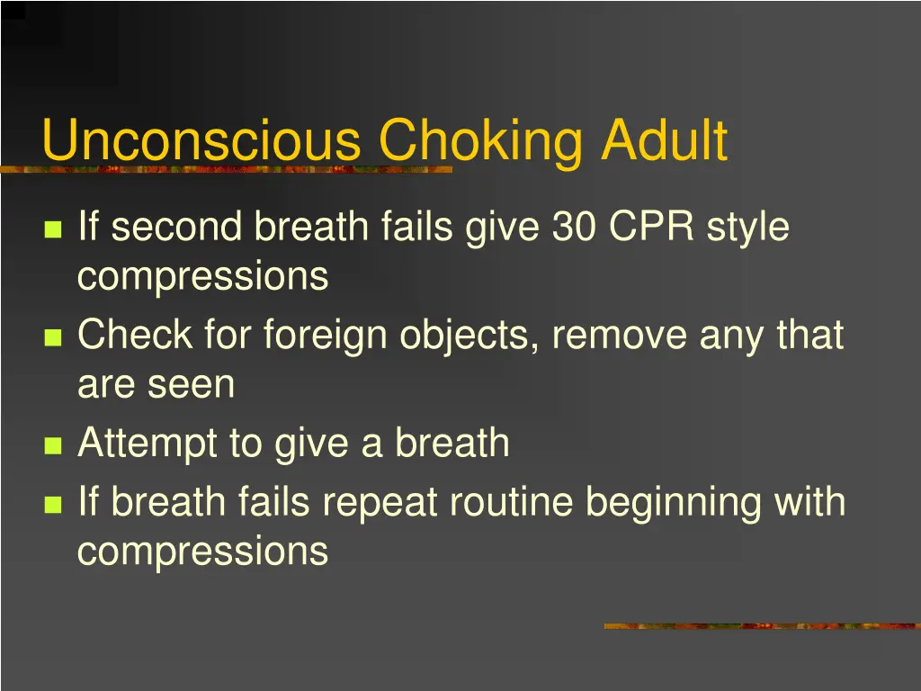 unconscious choking adult 1
