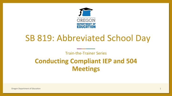 sb 819 abbreviated school day