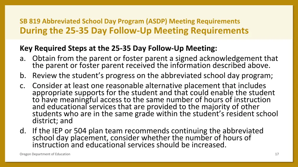 sb 819 abbreviated school day program asdp 11