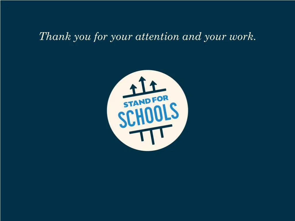 thank you for your attention and your work