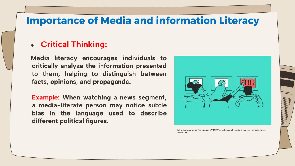 importance of media and information literacy