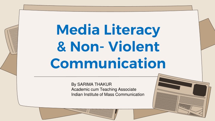 media literacy non violent communication