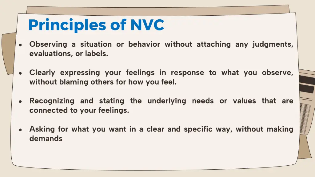 principles of nvc