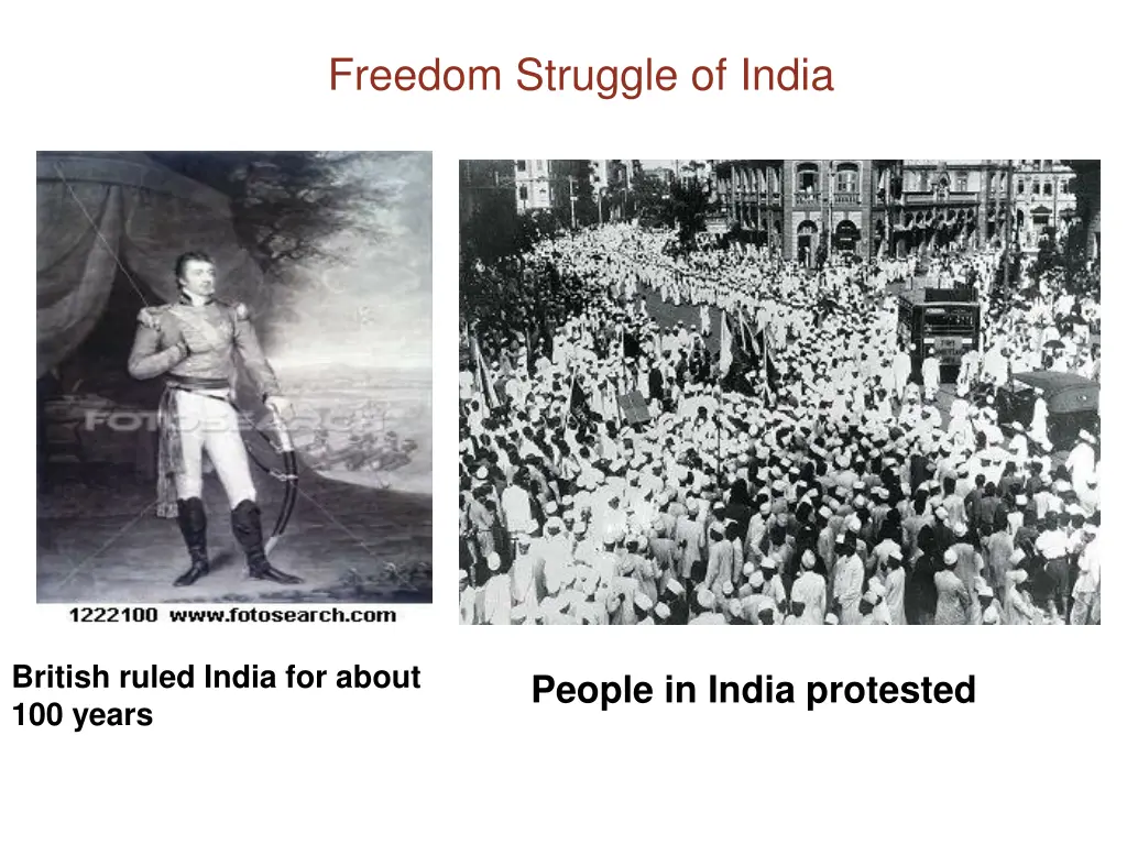 freedom struggle of india