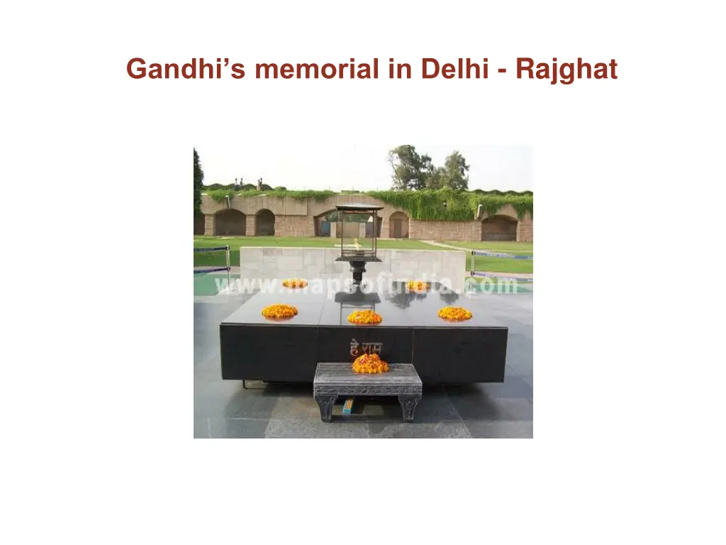gandhi s memorial in delhi rajghat