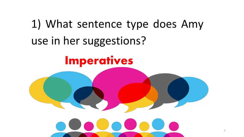 1 what sentence type does