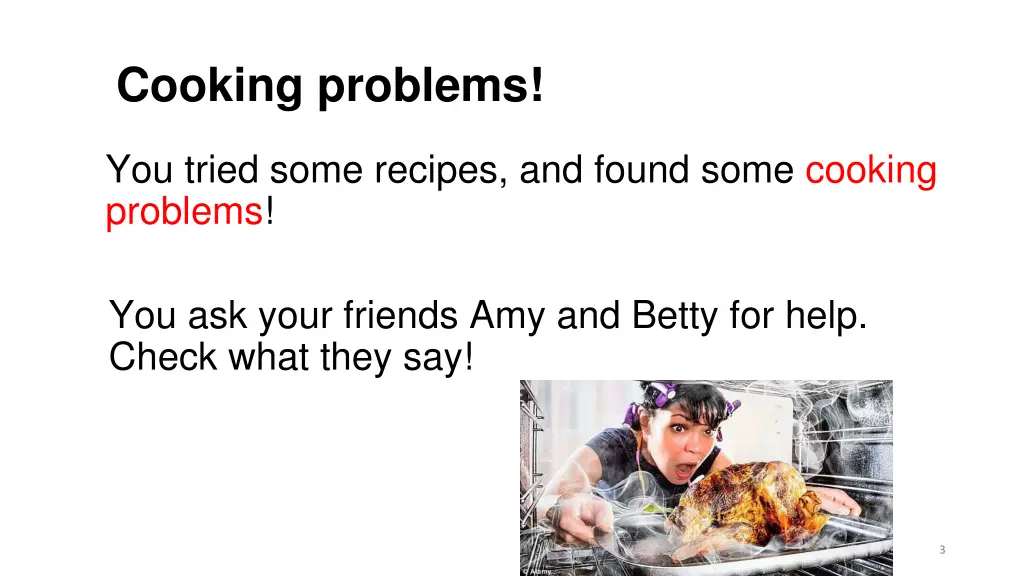 cooking problems