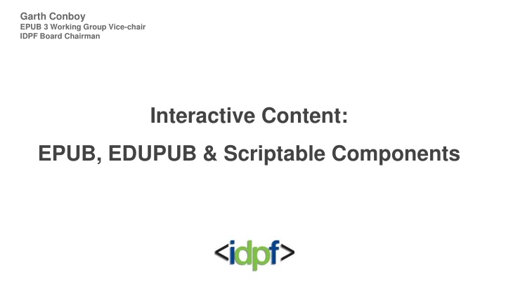 garth conboy epub 3 working group vice chair idpf