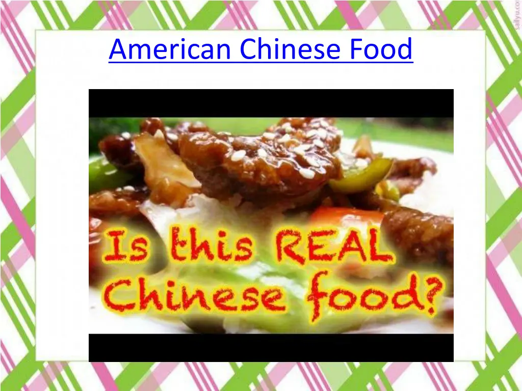 american chinese food