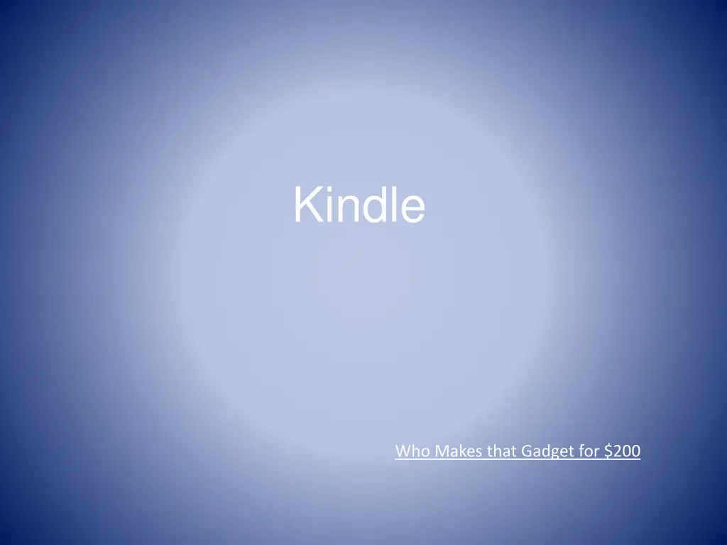 kindle