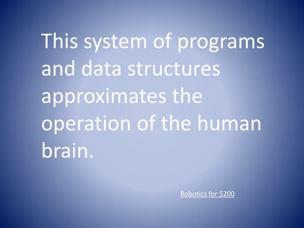 this system of programs and data structures