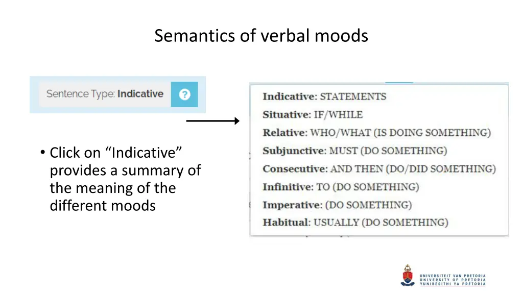 semantics of verbal moods