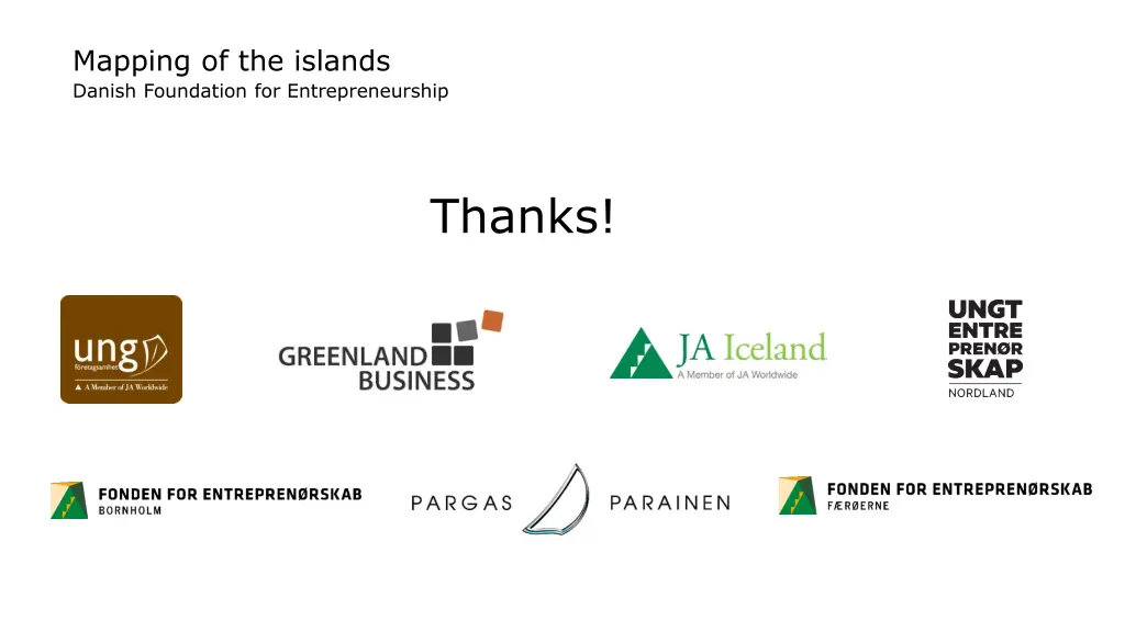 mapping of the islands danish foundation