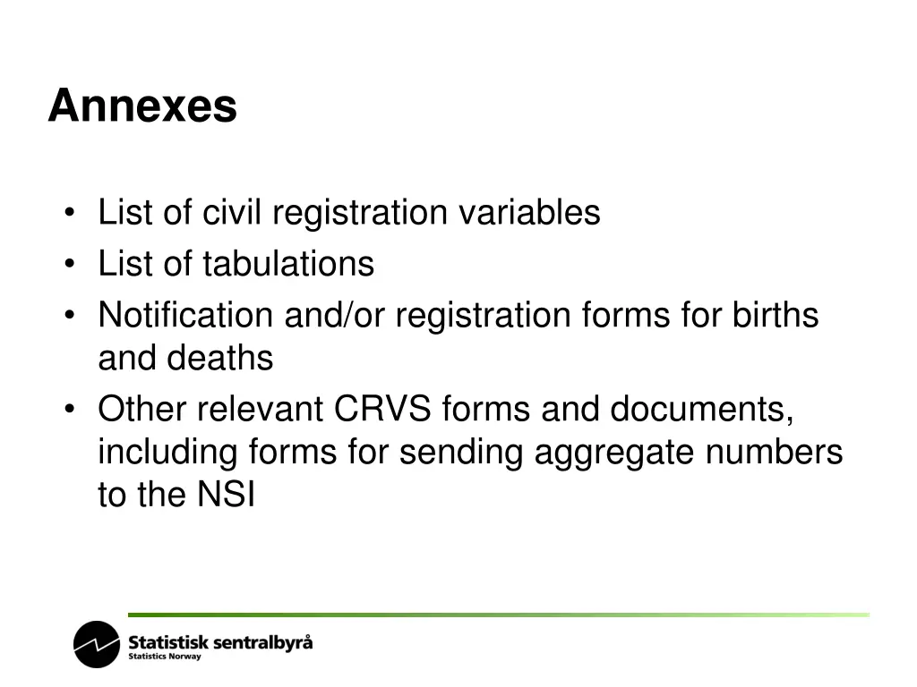 annexes