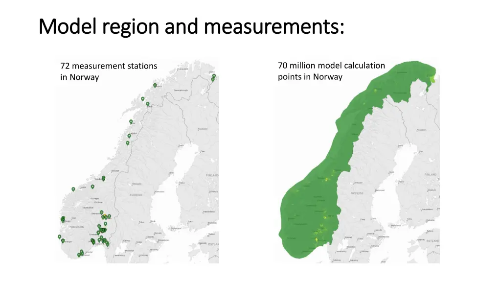 model region and measurements model region