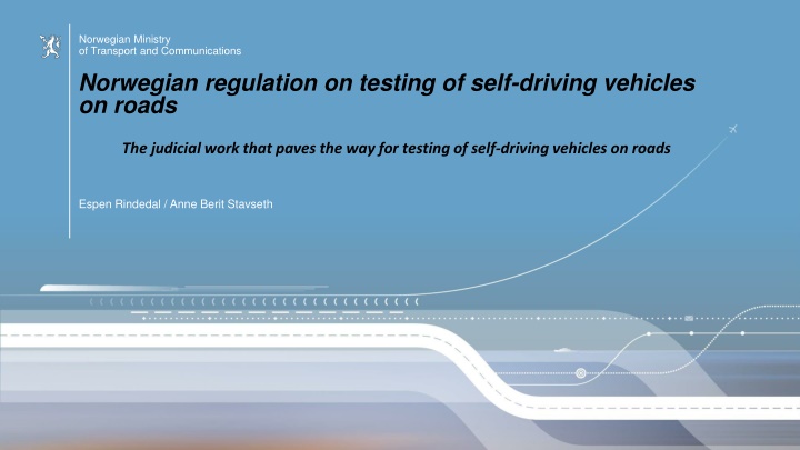 norwegian ministry of transport