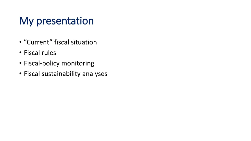my presentation my presentation