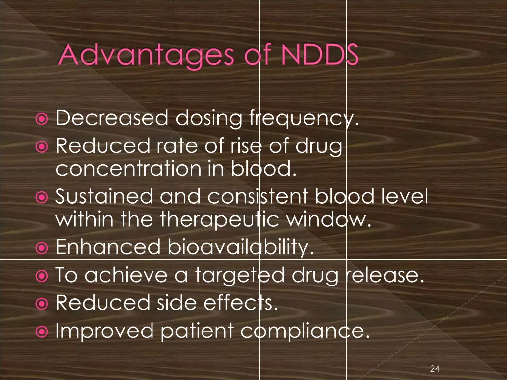 advantages of ndds 1