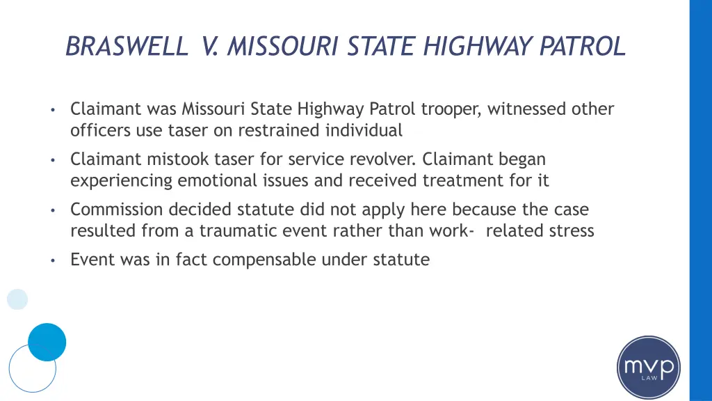 braswell v missouri state highway patrol