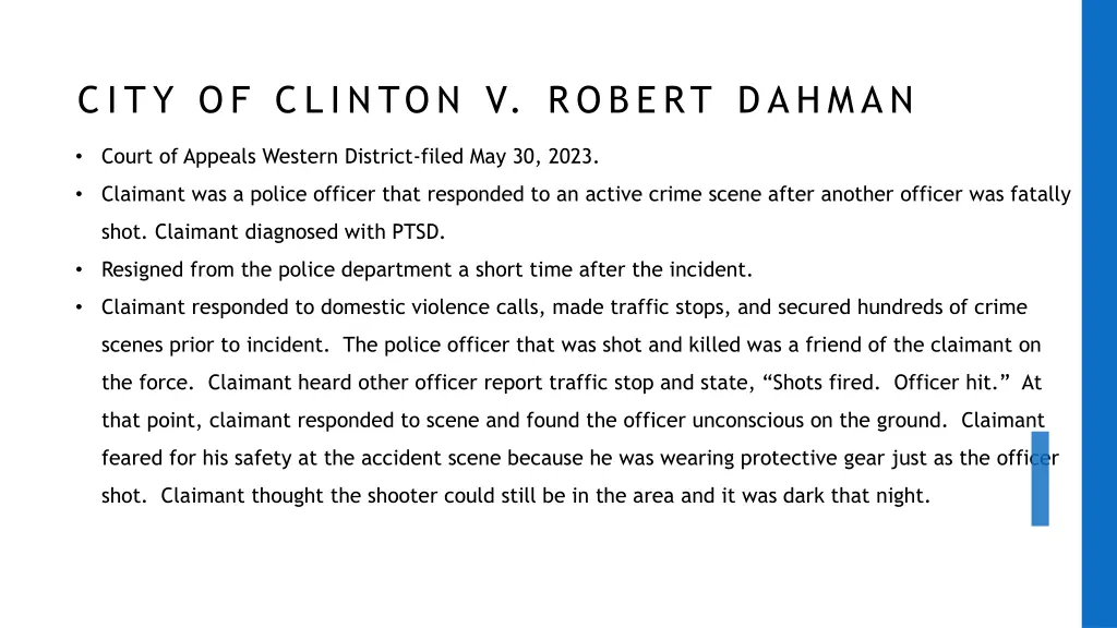 city of clinton v robert dahman