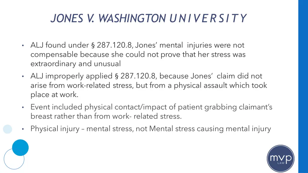 jones v washington university